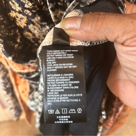 Free People Vancouver Velvet Button Down Shacket Small Multicolor Snap Closure - Picture 10 of 14